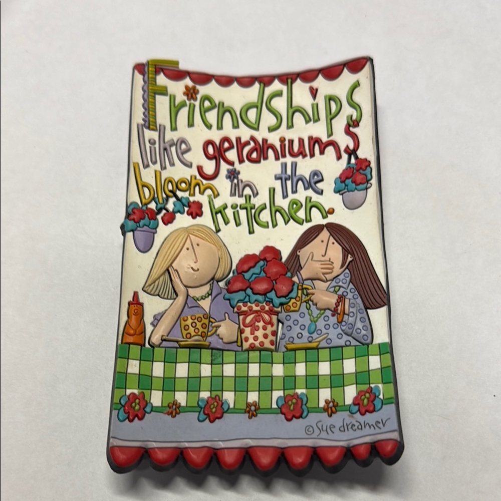 Sue Dreamer  Friendship Kitchen magnet for fridge